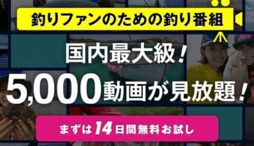 釣りビジョンVODは本当に無料で利用できるのか？実際に確かめてみた